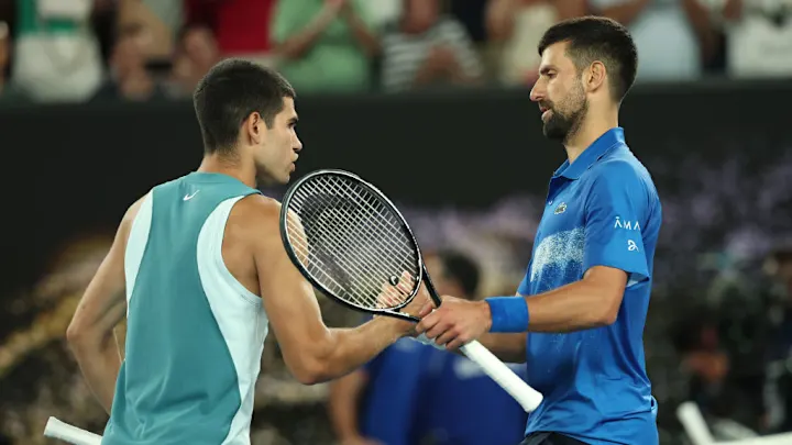 Novak Djokovic y Carlos Alcaraz